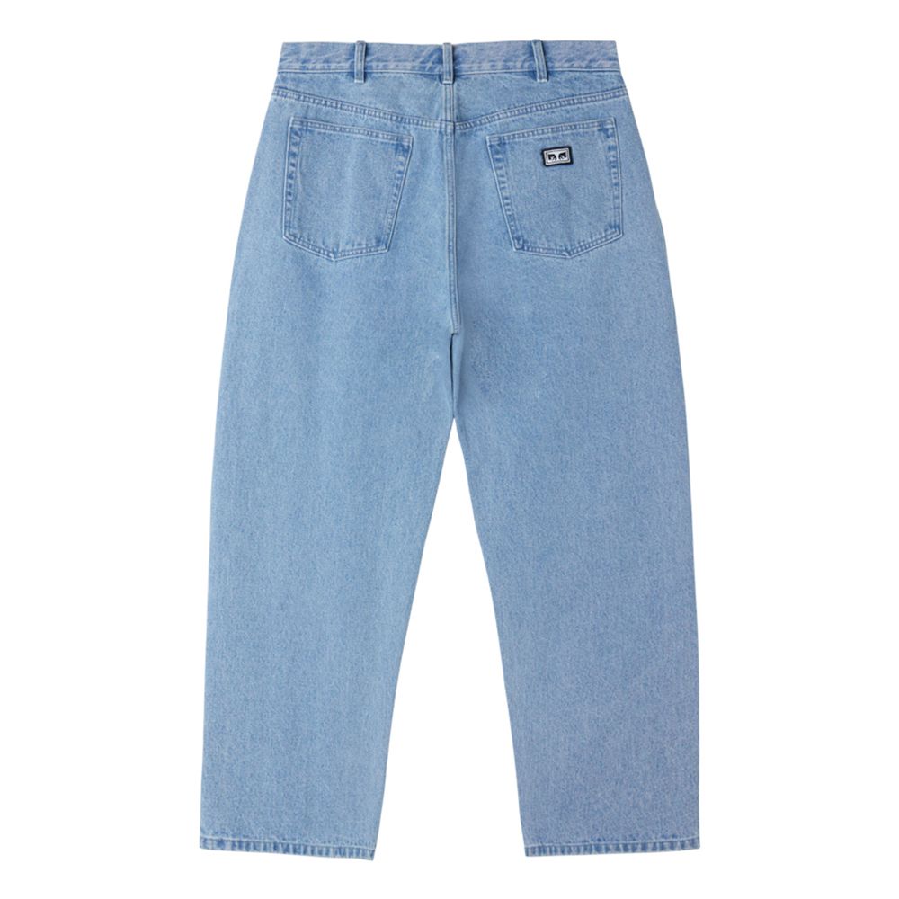 PANTALON OBEY BIGWIG BAGGY DENIM LIGHT INDIGO | Mechanic
