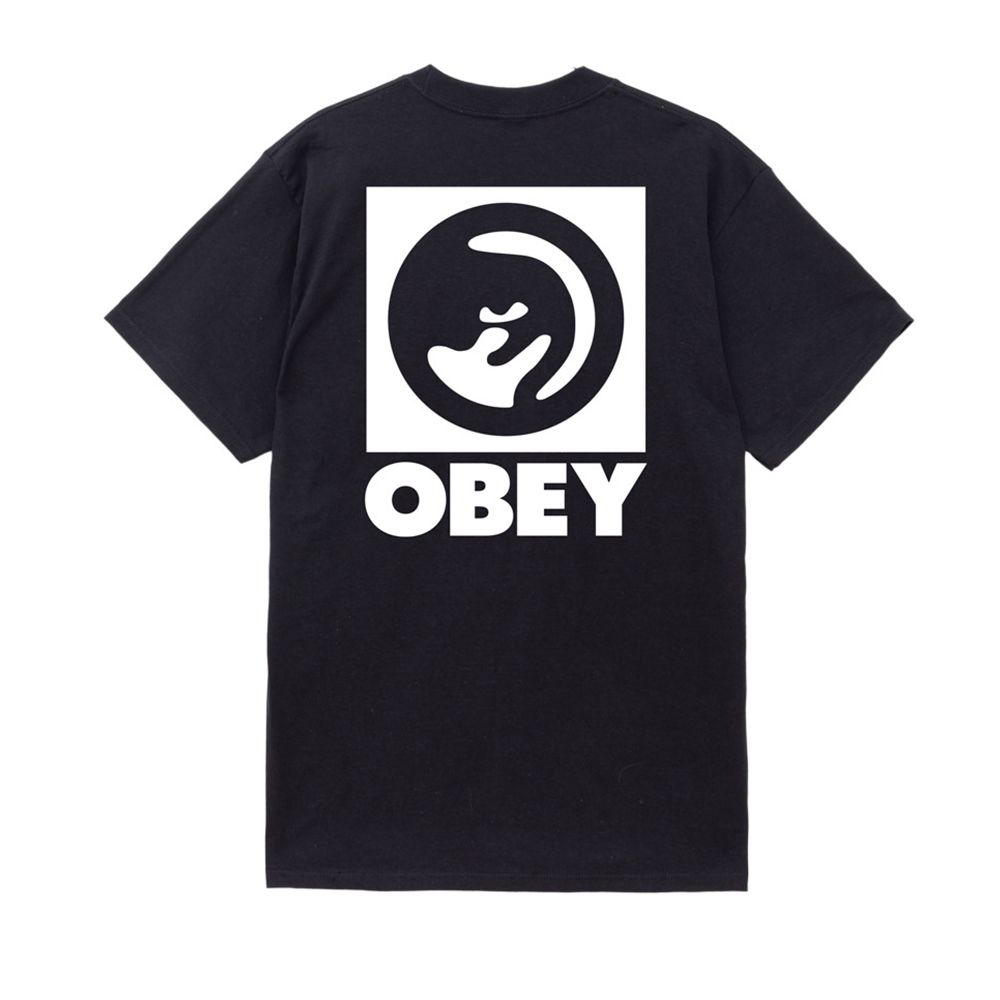 CAMISETA OBEY BOLD EYE BLACK | Mechanic