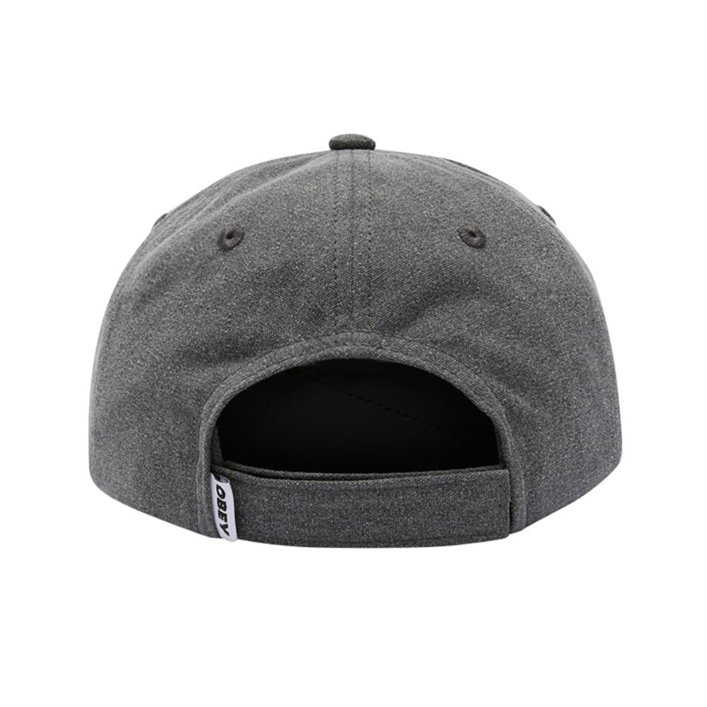GORRA OBEY PIGMENT OBEY INDUSTRIES VELCRO PIGMENT BLACK | Mechanic