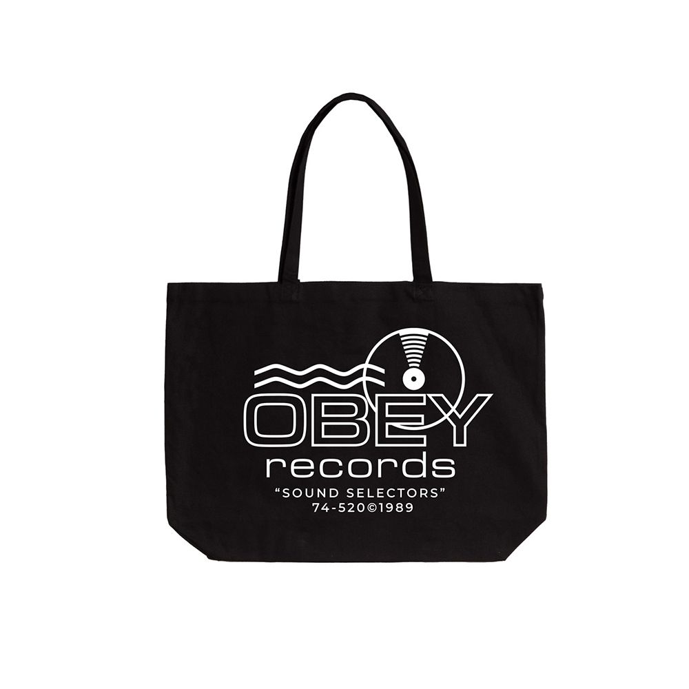 BOLSO OBEY RECORDS SOUND WAVES BLACK | Mechanic