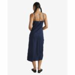 VESTIDO RVCA EVERYDAY MIDI NAVY MARINE | Mechanic