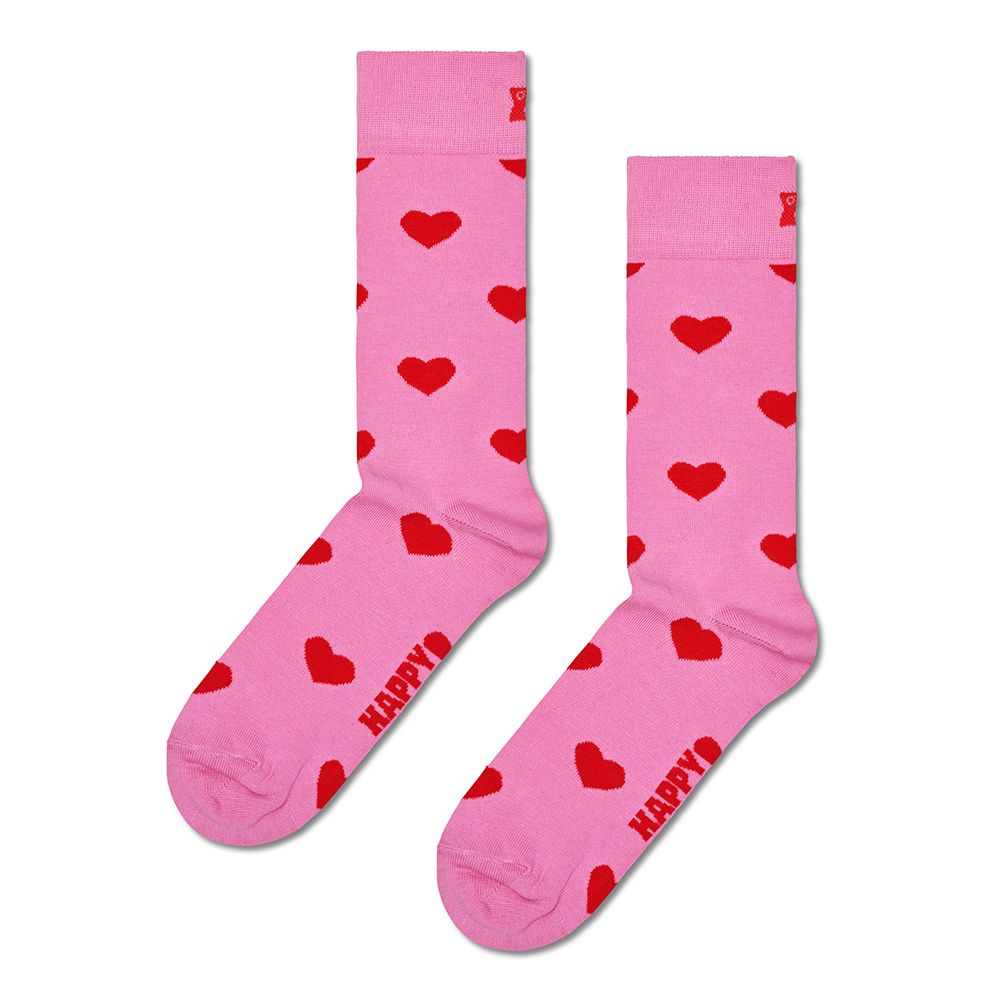 CALCETINES HAPPY SOCKS HEART SOCK PINK | Mechanic