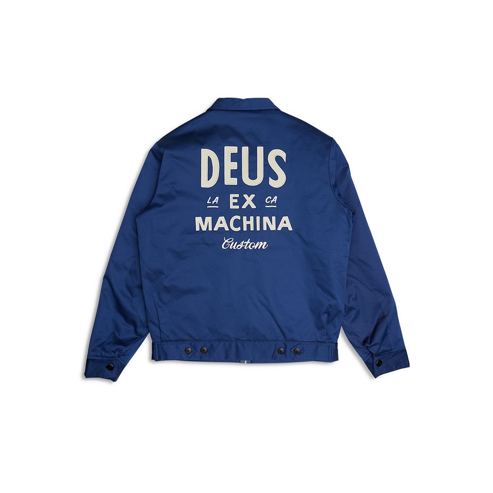 CHAQUETA DEUS EX-MACHINA WORKWEAR 2.0 JACKET MECHANIC BLUE | Mechanic
