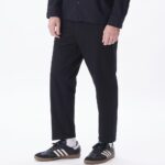PANTALON OBEY STRAGGLER FLOODED PANT BLACK. Mechanic Tienda de Ropa