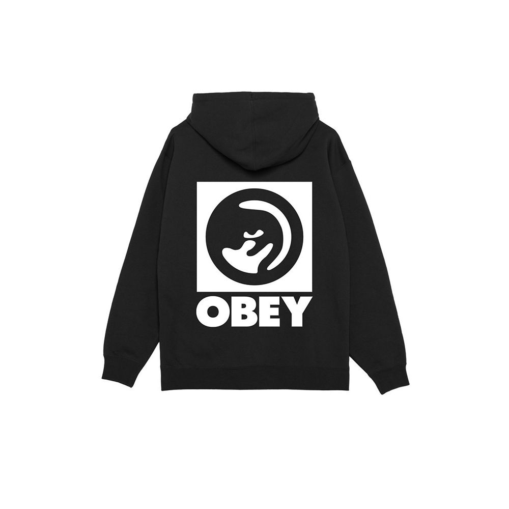 SUDADERA OBEY BOLD EYE BLACK | Mechanic