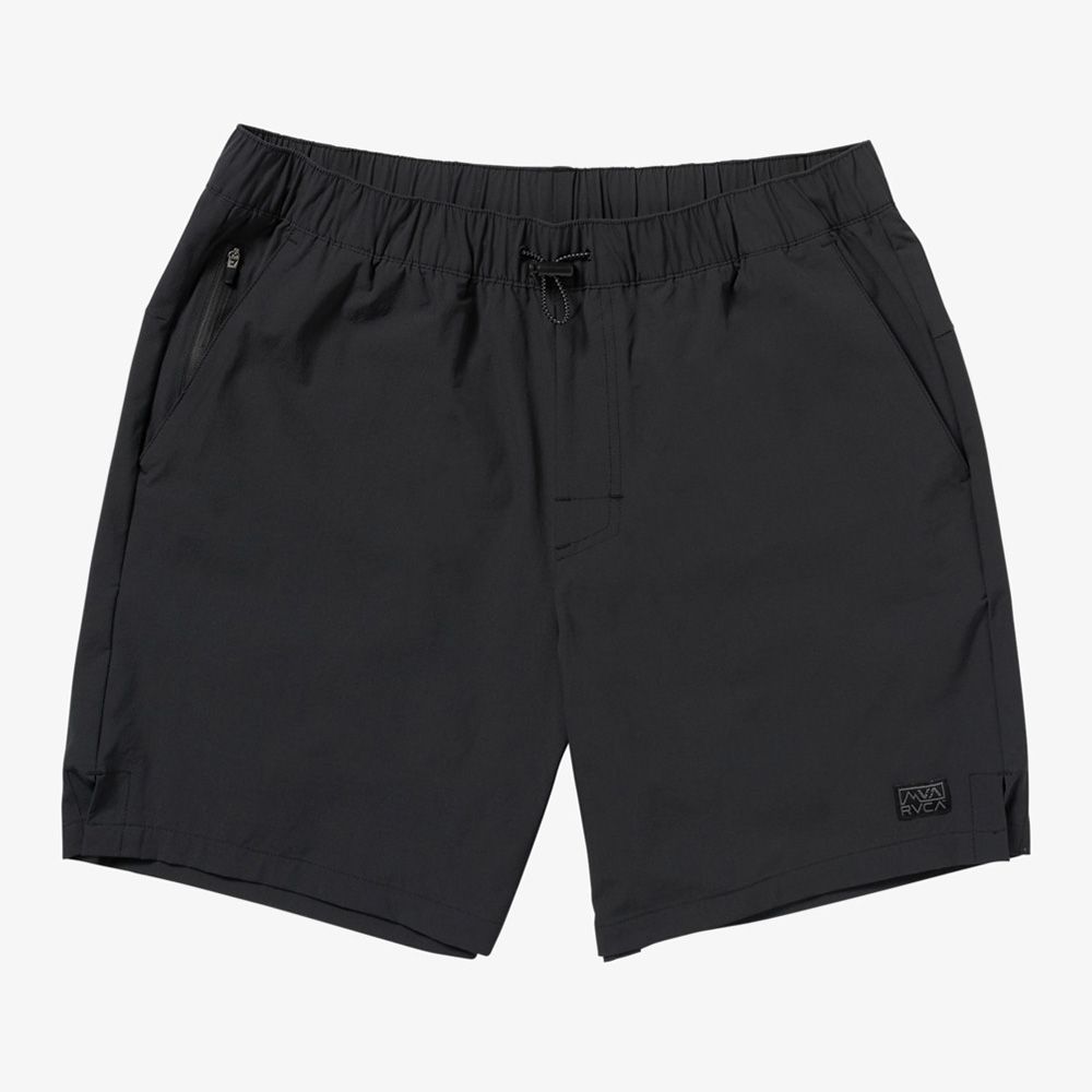 PANTALON CORTO RVCA OUTSIDER STRETCH BLACK | Mechanic
