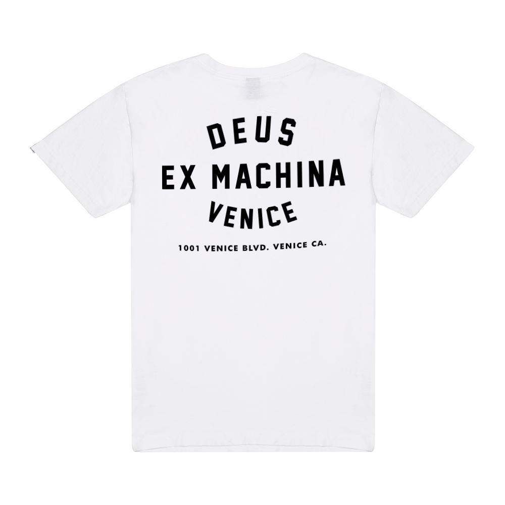 CAMISETA DEUS EX-MACHINA VENICE SKULL WHITE | Mechanic