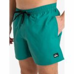 BAÑADOR QUIKSILVER EVERYDAY SOLID VOLLEY 15´ TEAL GREEN. Mechanic Tienda de Ropa