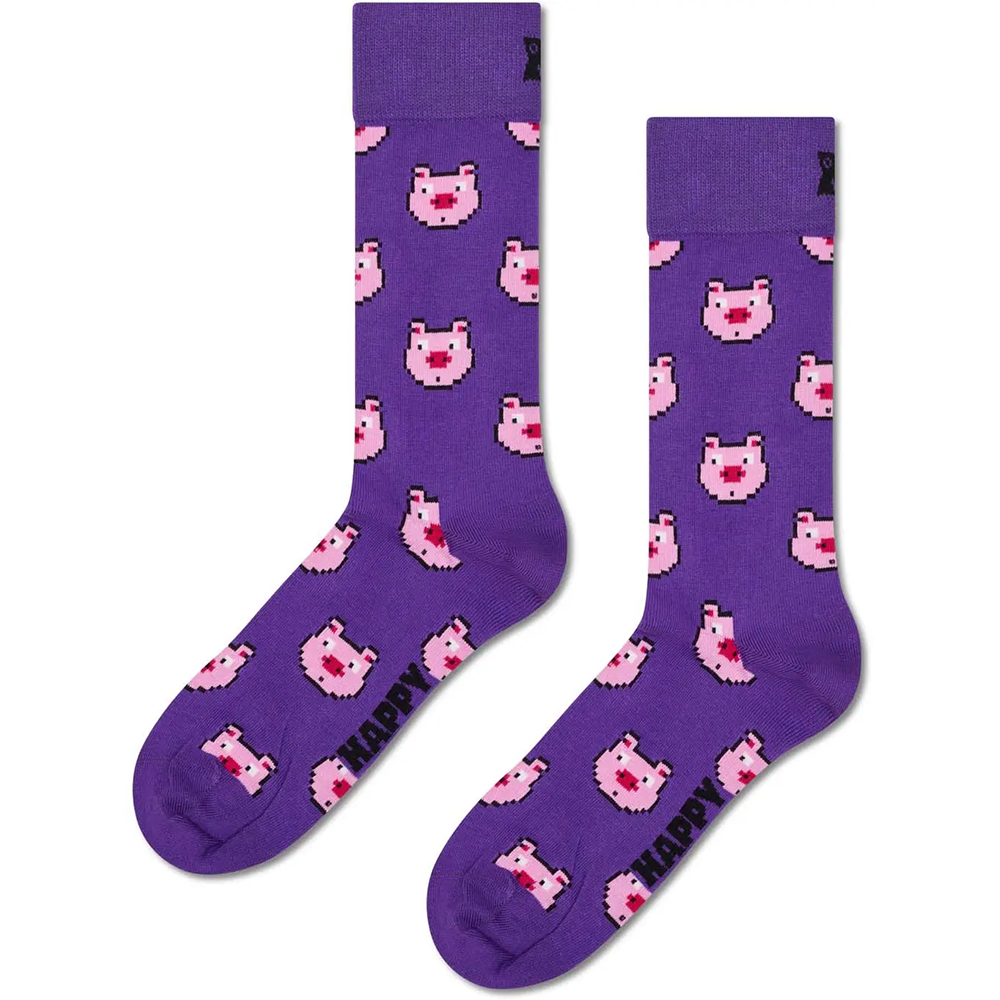 CALCETINES HAPPY SOCKS PIG PURPLE | Mechanic