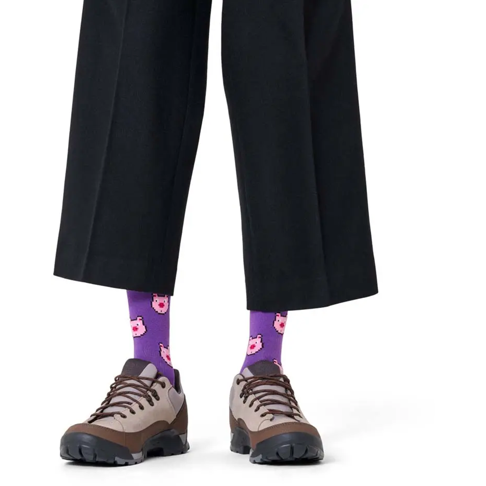 CALCETINES HAPPY SOCKS PIG PURPLE | Mechanic