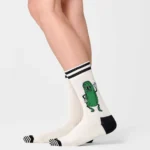 CALCETINES HAPPY SOCKS PICKLE BEIGE. Mechanic Tienda de Ropa