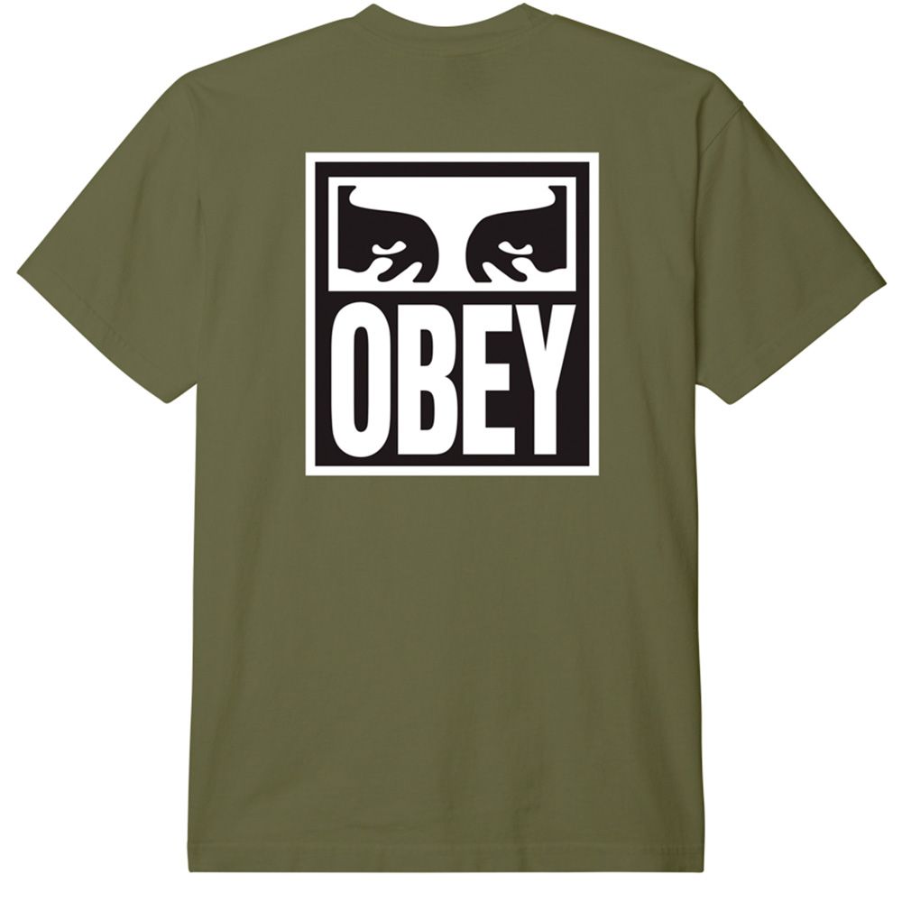 CAMISETA OBEY EYES ICON 2 MOSS GREEN | Mechanic