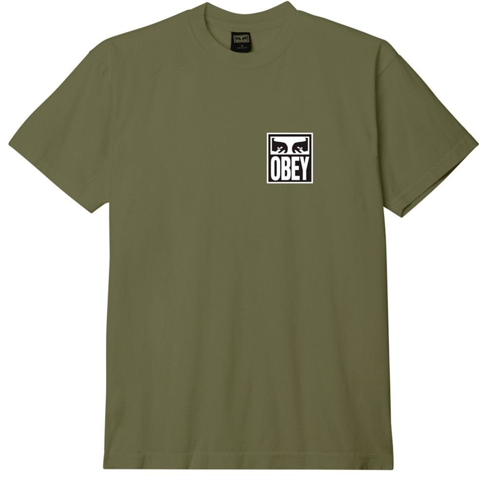 CAMISETA OBEY EYES ICON 2 MOSS GREEN | Mechanic