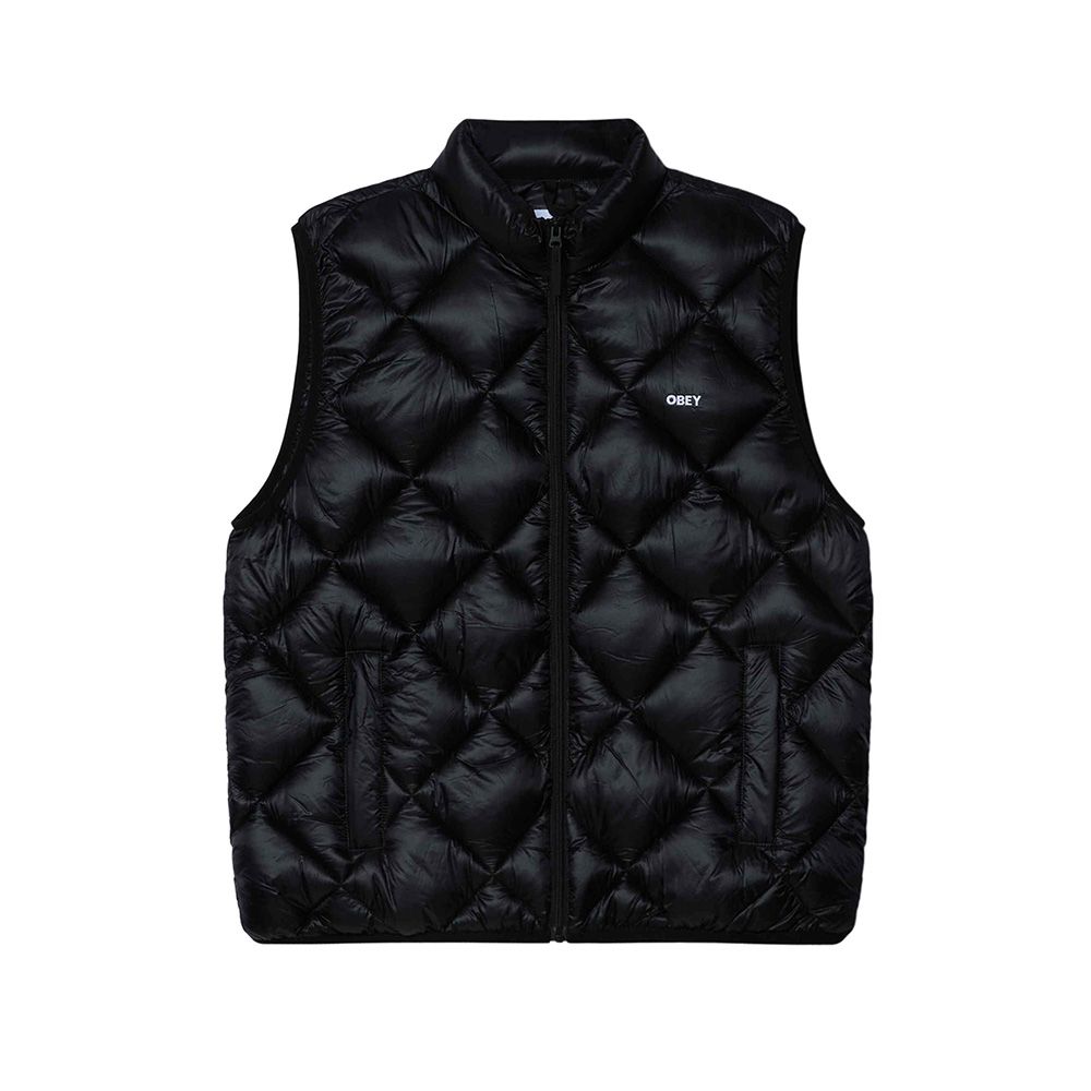 CHALECO OBEY COMPASS VEST BLACK | Mechanic