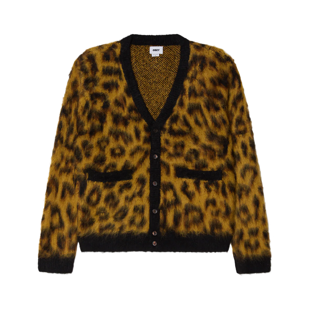REBECA OBEY PATRON CARDIGAN LEOPARD | Mechanic
