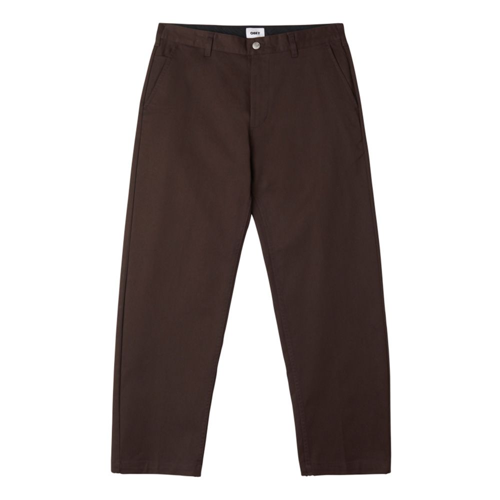 PANTALON OBEY HARDWORK WORK PANT JAVA BROWN | Mechanic