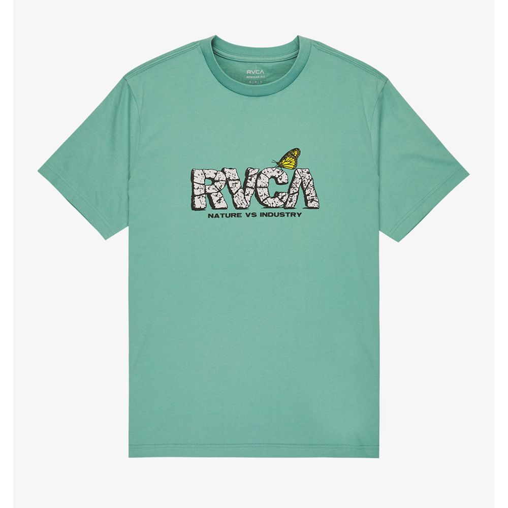 CAMISETA RVCA BUTTERFLY FX BOTTLE GREEN | Mechanic