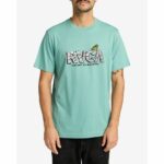 CAMISETA RVCA BUTTERFLY FX BOTTLE GREEN. Mechanic Tienda de Ropa