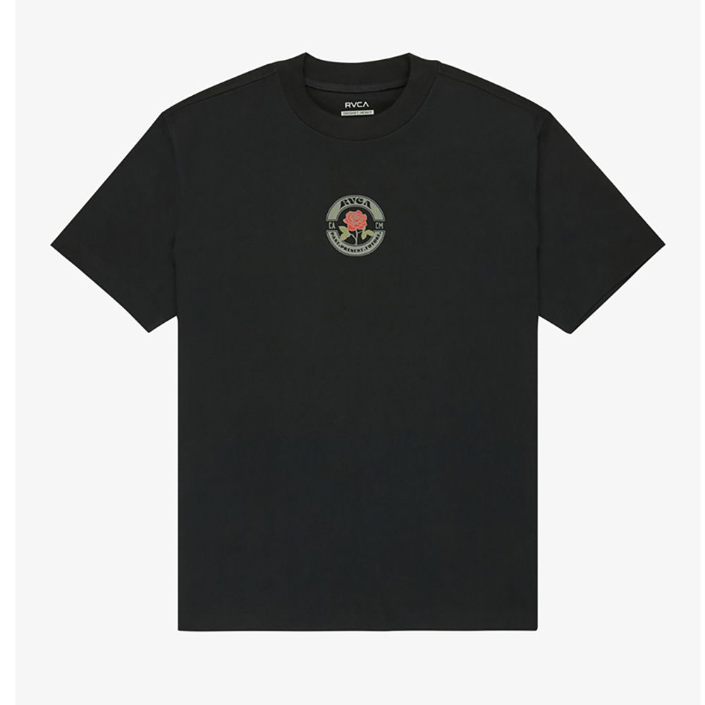 CAMISETA RVCA ROSES POSTER BLACK | Mechanic