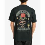CAMISETA RVCA ROSES POSTER BLACK | Mechanic