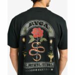 CAMISETA RVCA ROSES POSTER BLACK | Mechanic