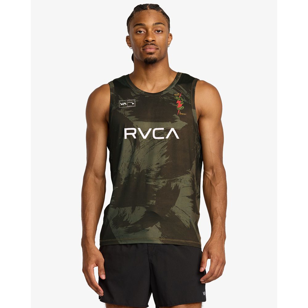 CAMISETA RVCA HAWAII SPORT VENT ISLAND CAMO | Mechanic