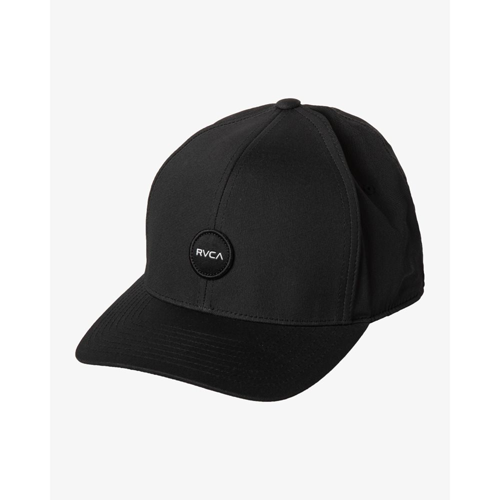 GORRA RVCA SEASONS FLEXFIT BLACK | Mechanic