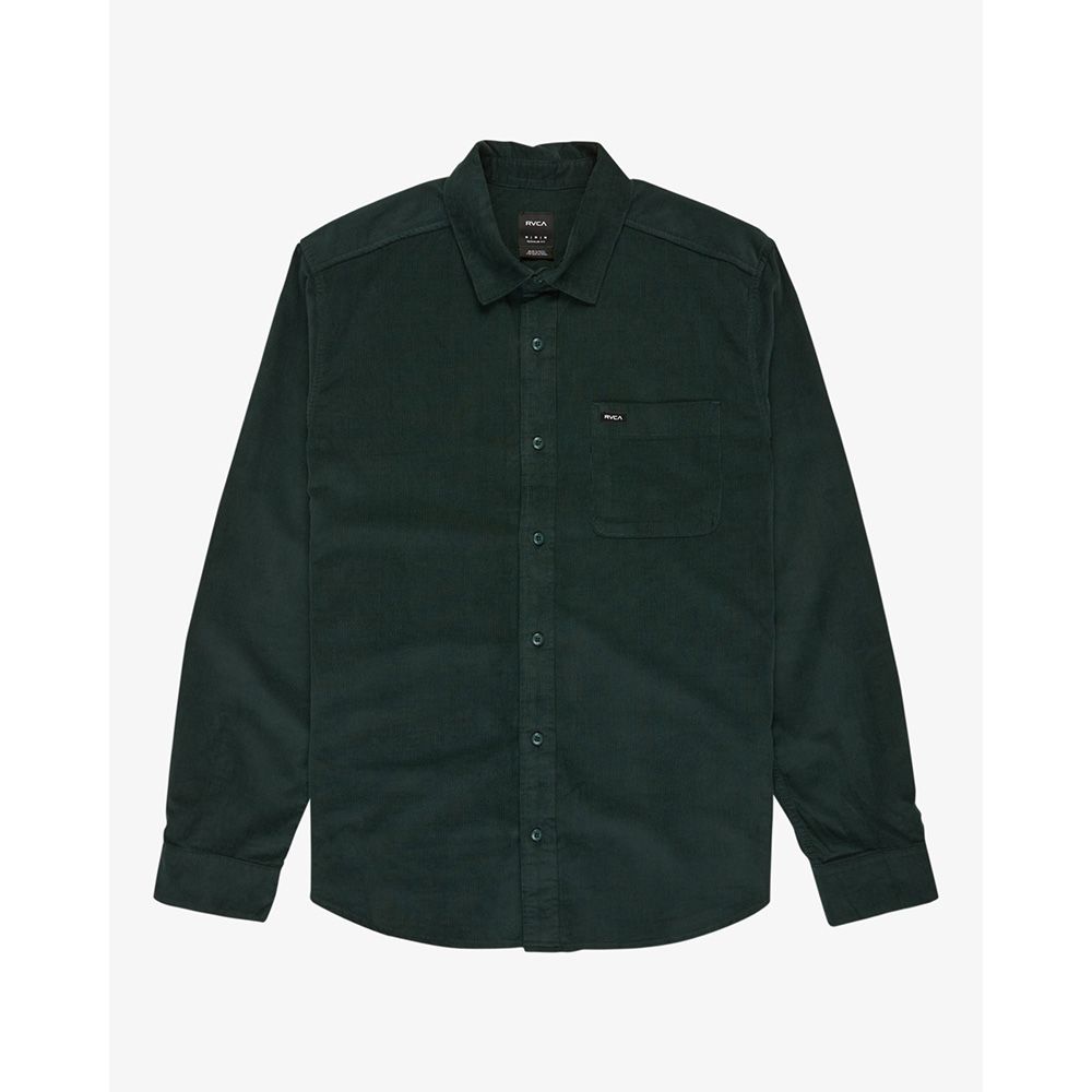CAMISA RVCA FREEMAN CORD II HUNTER GREEN | Mechanic
