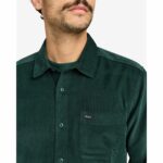 CAMISA RVCA FREEMAN CORD II HUNTER GREEN. Mechanic Tienda de Ropa