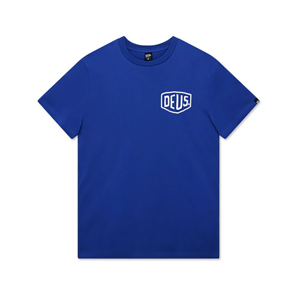 CAMISETA DEUS EX-MACHINA VENICE ADDRESS CLASSIC BLUE | Mechanic