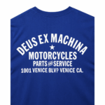 CAMISETA DEUS EX-MACHINA VENICE ADDRESS CLASSIC BLUE. Mechanic Tienda de Ropa