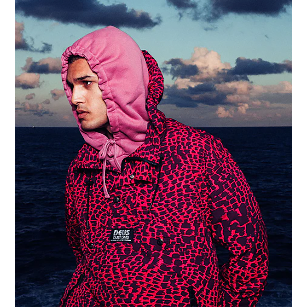 CHAQUETA PULLOVER DEUS EX-MACHINA ZANZIBAR WINDSTOPPER RASPBERRY | Mechanic