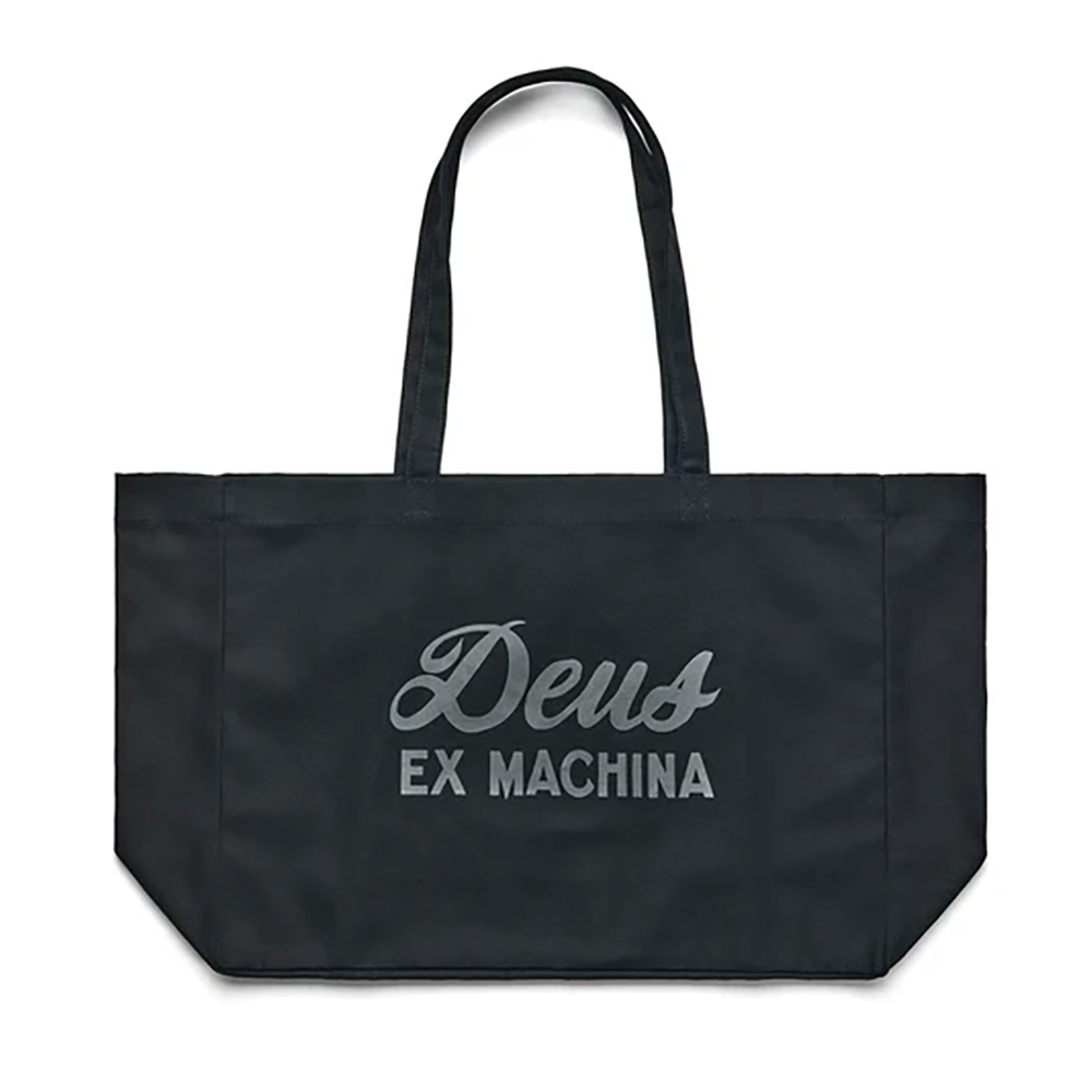 BOLSO DEUS EX-MACHINA SHOP TOTE BAG BLACK | Mechanic