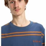 CAMISETA DC SHOES MAXIMIZE STRIPE DARK DENIM. Mechanic Tienda de Ropa