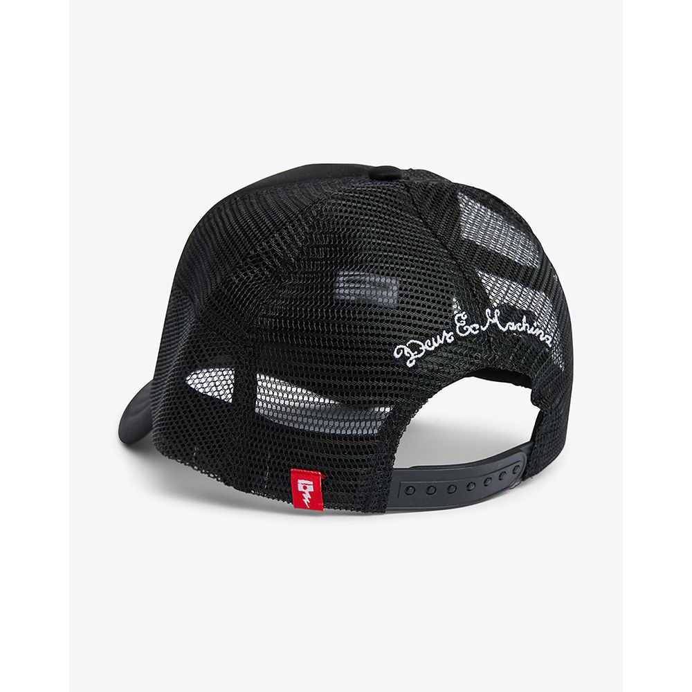 GORRA DEUS VENICE ADDRESS TRUCKER BLACK | Mechanic