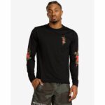 CAMISETA LS RVCA SHOCK SQUAD BLACK | Mechanic