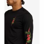 CAMISETA LS RVCA SHOCK SQUAD BLACK | Mechanic