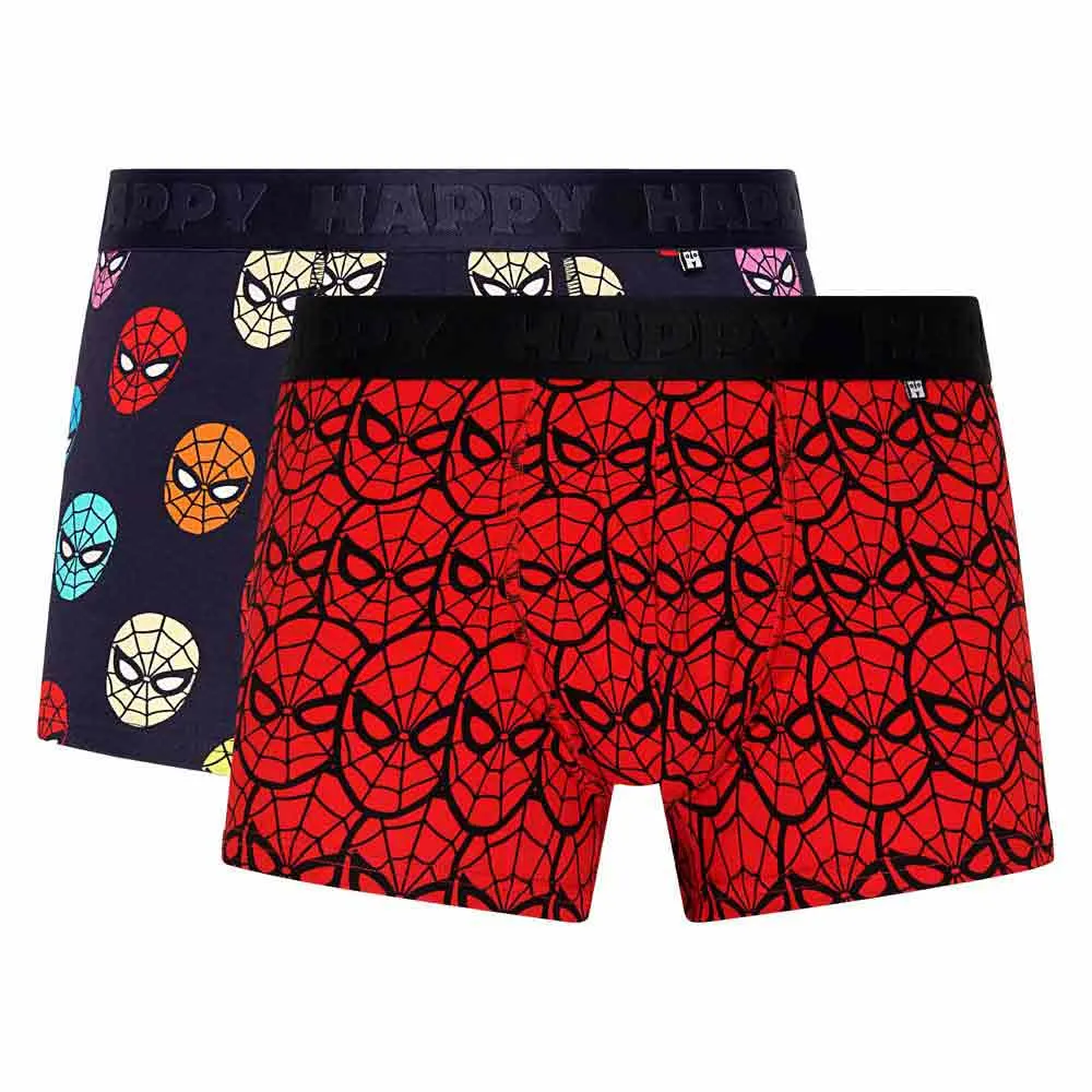 CAJA BOXER HAPPY SOCKS PACK-2 MARVEL SPIDER-MAN | Mechanic