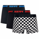 CAJA BOXER HAPPY SOCKS PACK-3 BLACK MIX. Mechanic Tienda de Ropa
