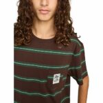 CAMISETA ELEMENT BIGFOOT POCKET LABEL JAVA STRIPE. Mechanic Tienda de Ropa