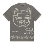 POLO RIPNDIP REVERSIBLE BLONDED KNIT BUTTON UP SAND/CHARCOAL. Mechanic Tienda de Ropa