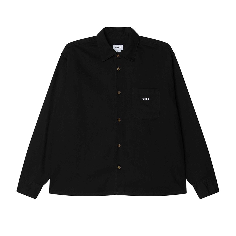 CAMISA OBEY PABLO DENIM WOVEN LIGHT INDIGO_COPY | Mechanic