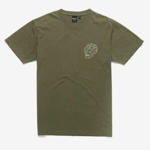 CAMISETA DEUS EX-MACHINA VENICE SKULL FOREST GREEN
